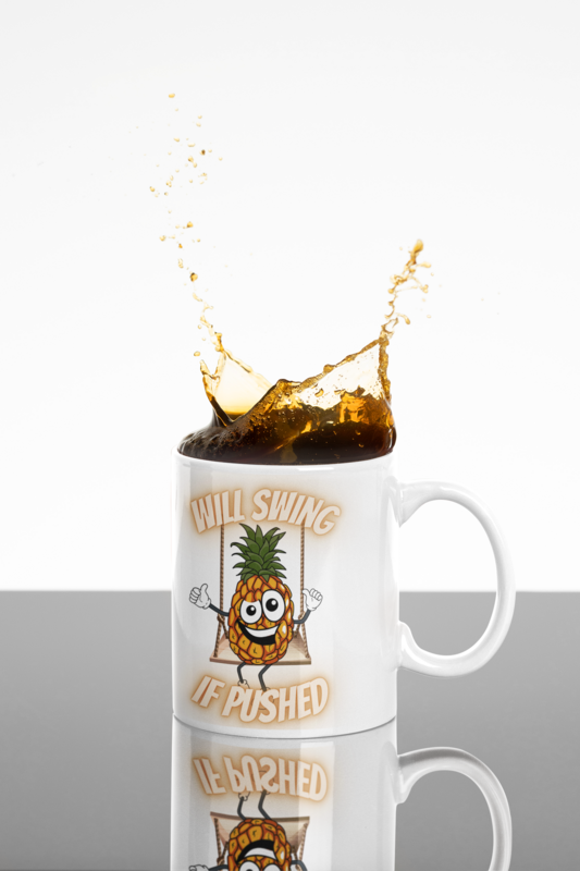 Will Swing If Pushed Ft Piney Coffee 12oz Mug