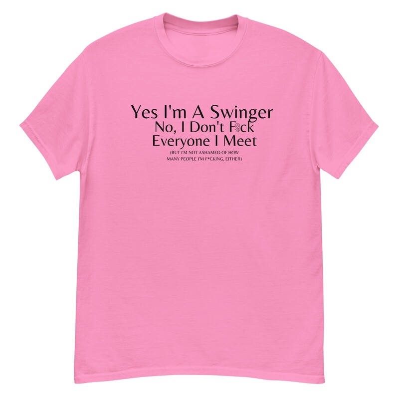 Yes I&#39;m A Swinger Vinyl Shirt