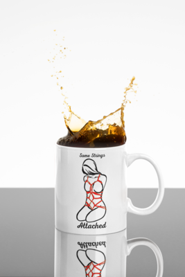 Some Strings Attached Shibari Coffee 12oz Mug