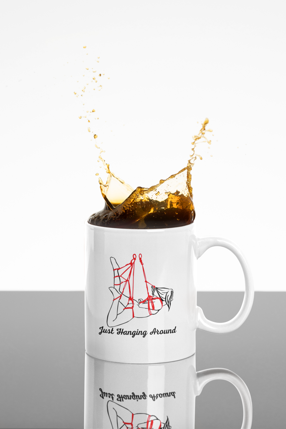 Just Hanging Around Shibari Coffee 12oz Mug