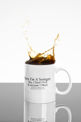 Yes I&#39;m A Swinger Coffee 12oz Mug