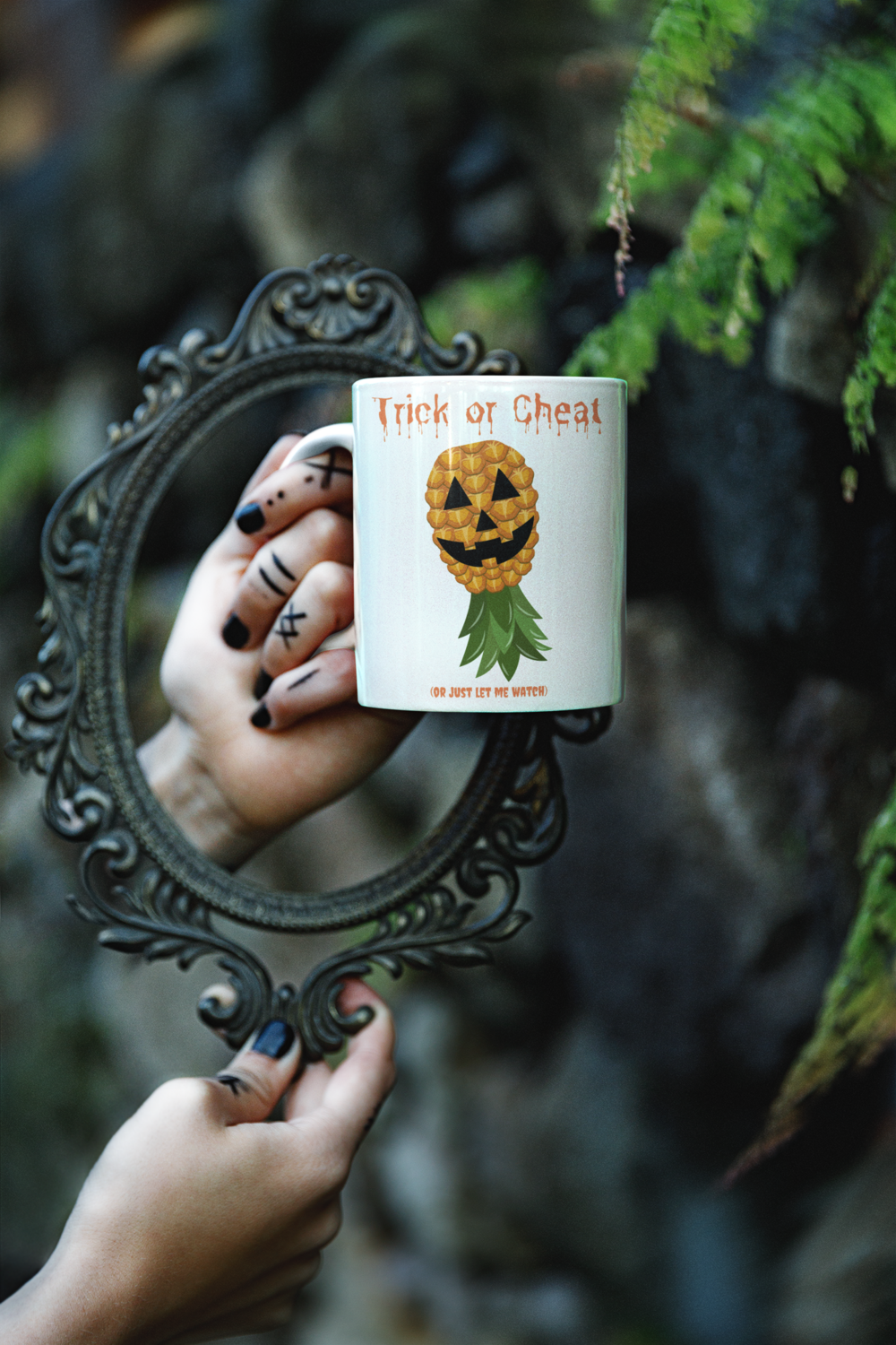 Trick or Cheat (or let me watch) Coffee 12oz Mug