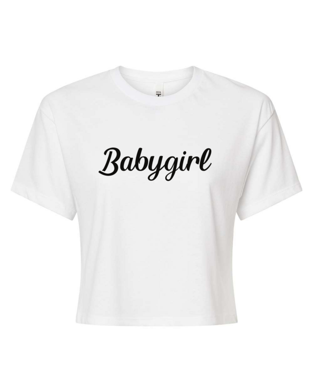 B.D.S.M. Pet name collection Vinyl Crop Top