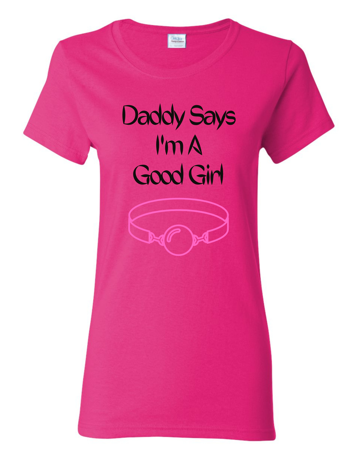 Daddy Says I&#39;m A Good Girl Vinyl Shirt