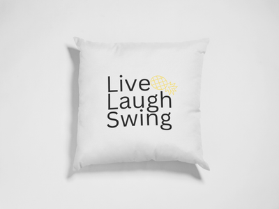 Live Laugh Swing Pillow Case 15.7&quot; x 15.7&quot;