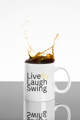 Live Laugh Swing Coffee 12oz Mug