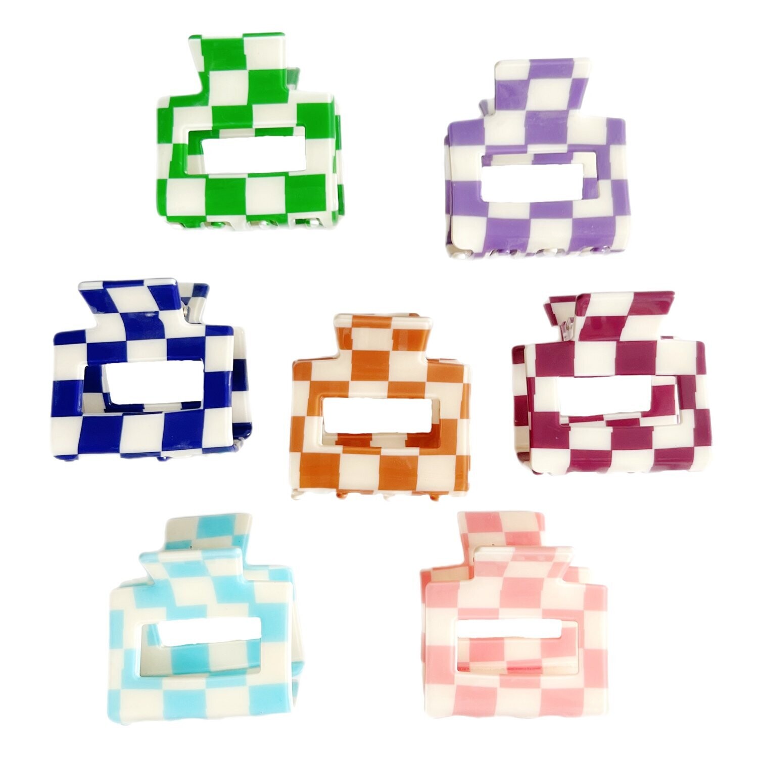 Checkered Square Clip
