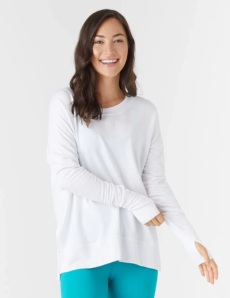 Lounge Long Sleeve White