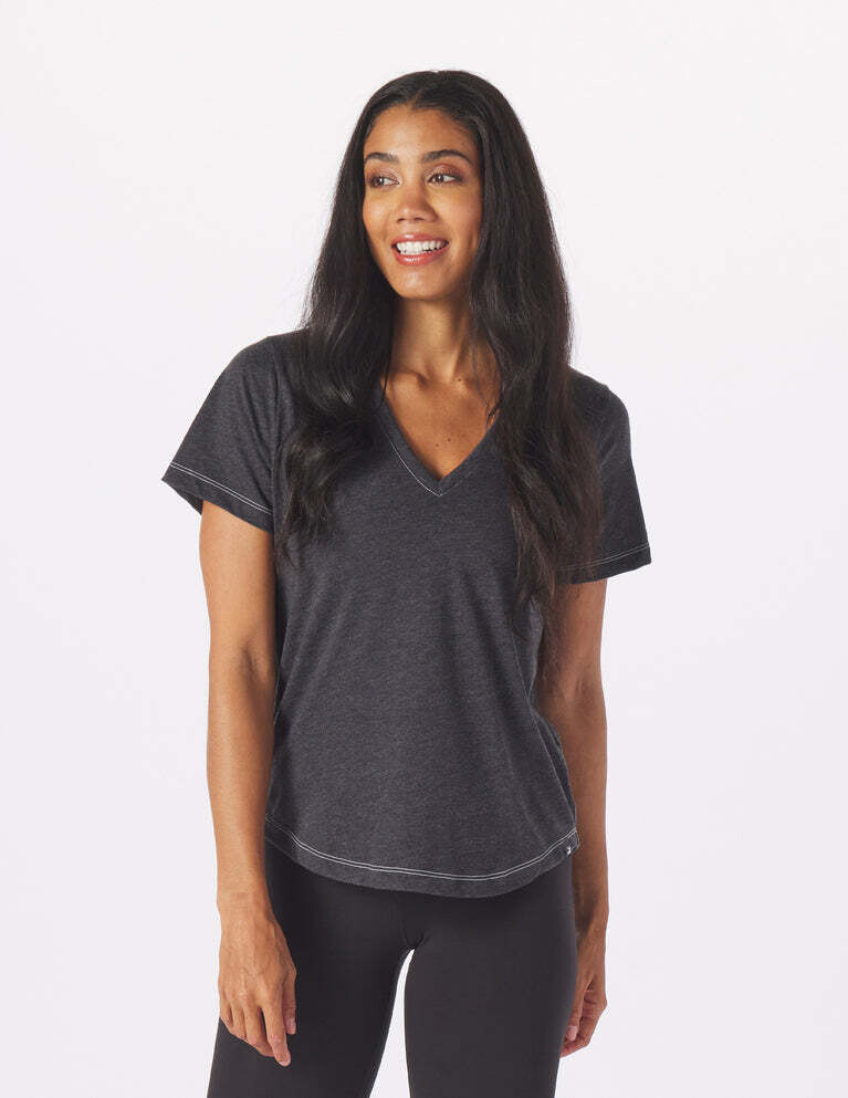 Do Not Harm V Neck Black