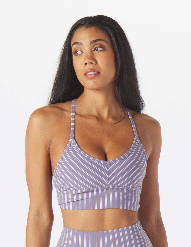 Premier Bra Amethyst Oatmilk Stripe