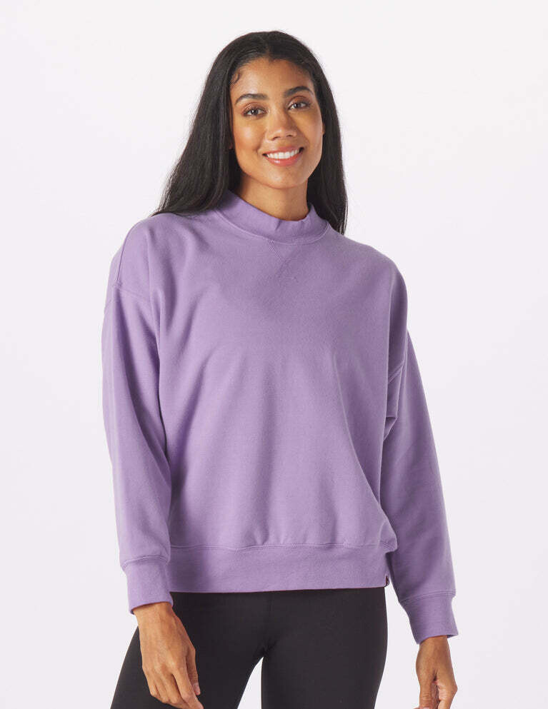 Vintage Oversized Crew Amethyst