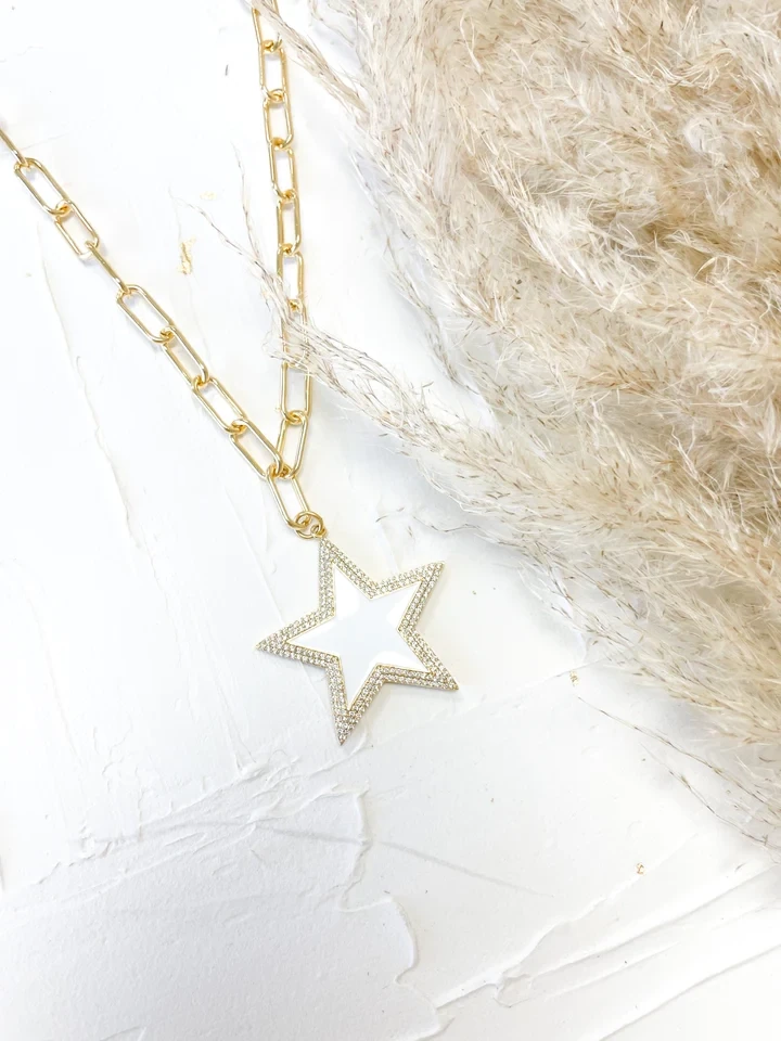White Star Necklace