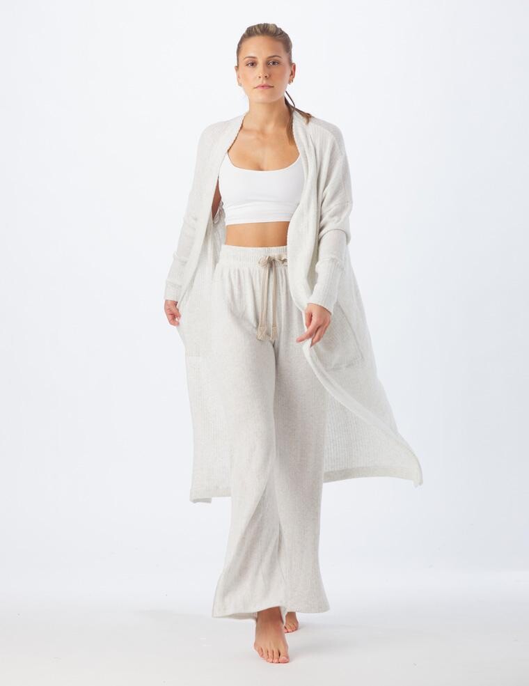 Winter Warm Cardigan Oatmeal Heather