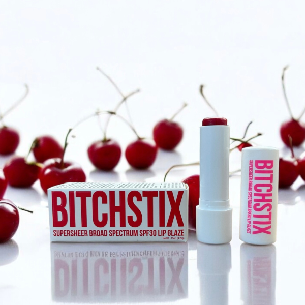 BITCHSTIX Supersheer Lip Glaze Wild Cherry - SPF 30 Broad Spectrum