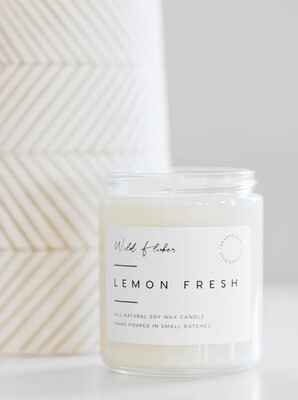 Lemon Fresh 8 oz Candle