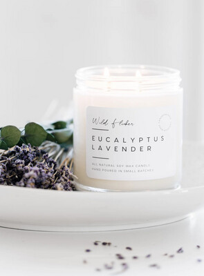 Eucalyptus Lavender 8oz Candle