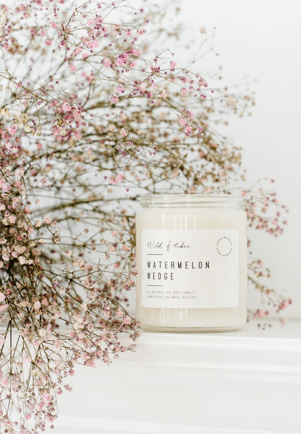 Watermelon Wedge 8 oz Soy Candle