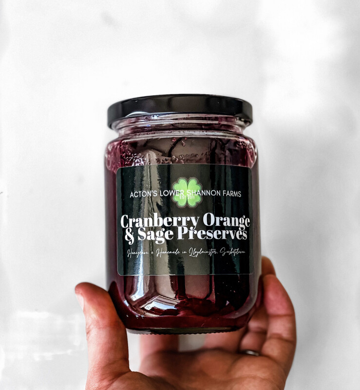Cranberry Orange Sage Preserves (375ml)