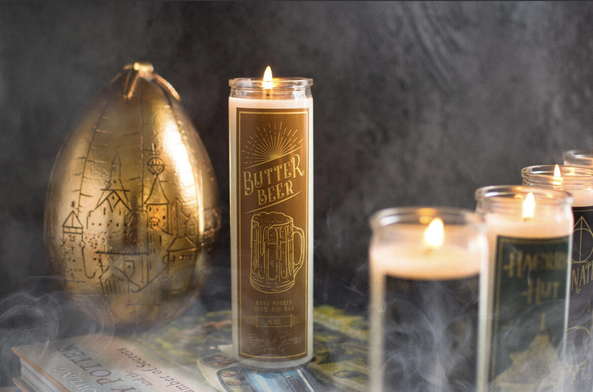 Butter Beer 16oz Soy Wax Candle (HP-Wizarding Collection)