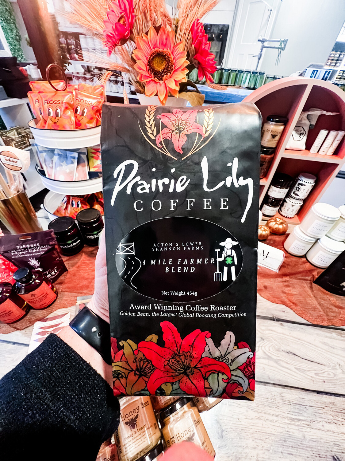 The 4 mile Farmer Coffee Blend (Medium/Dark Roast - Ground)