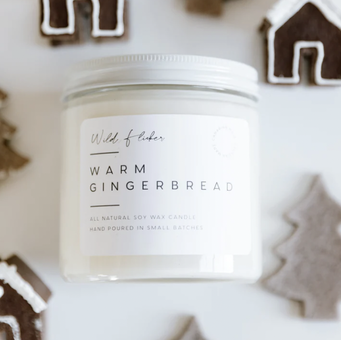 Warm Gingerbread (8 oz Soy Candle)