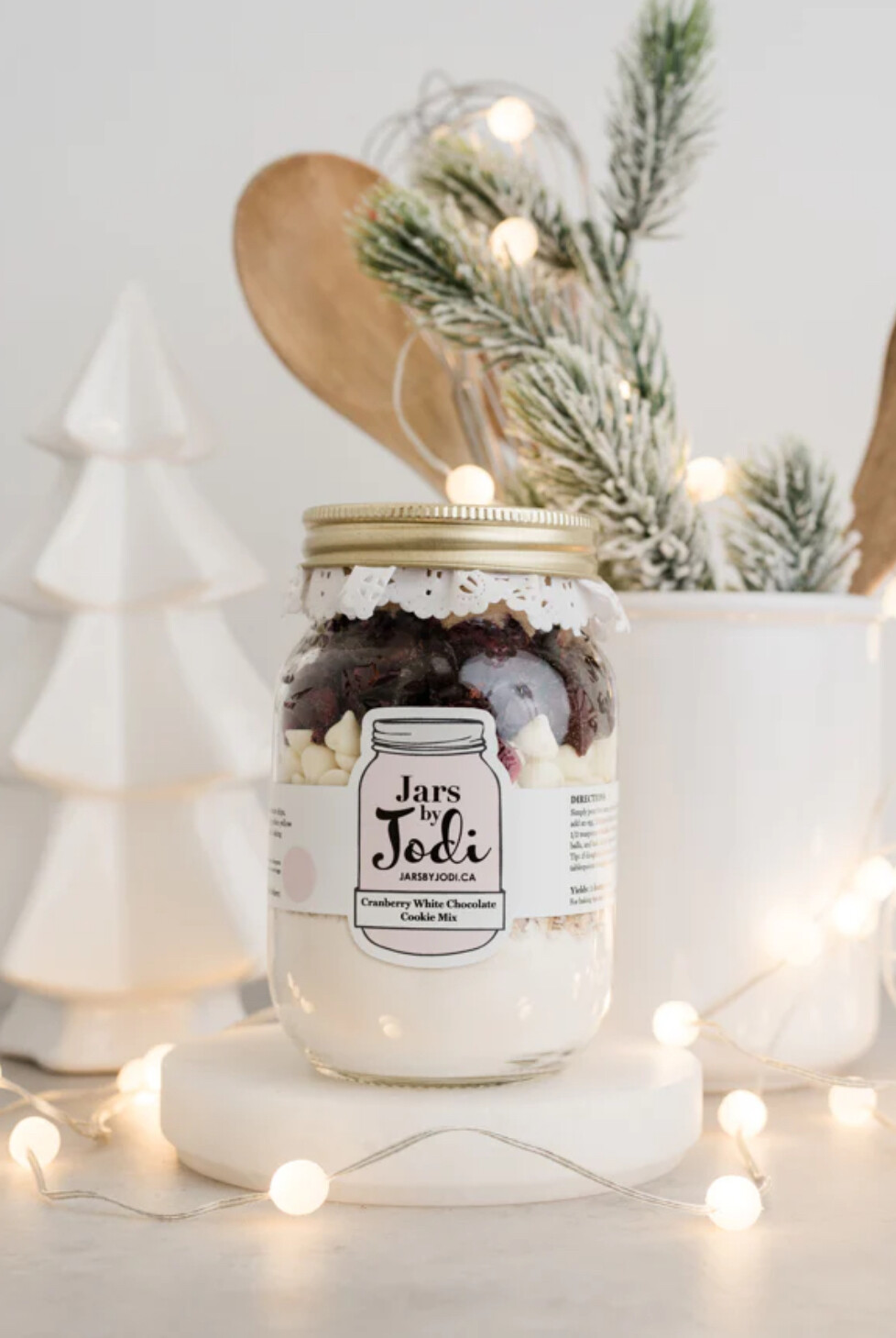 Jars by Jodi Cranberry White Chocolate Cookie Mix