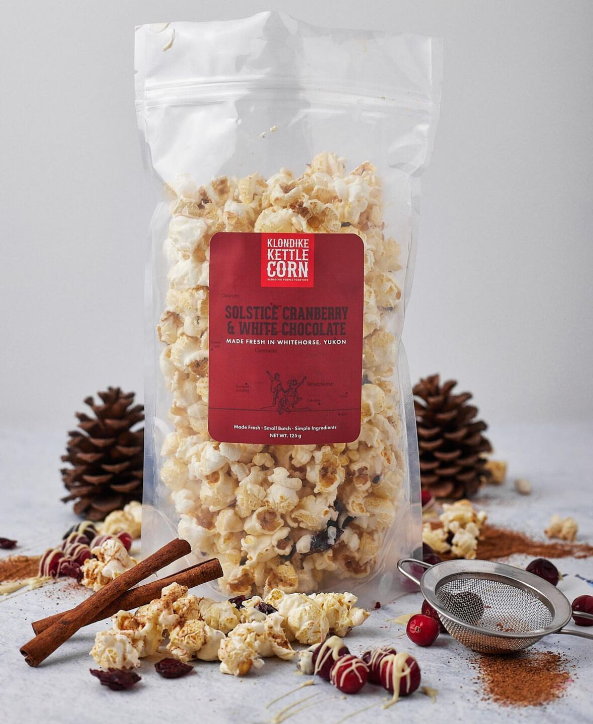 Solstice Cranberry & White Chocolate Kettle Corn