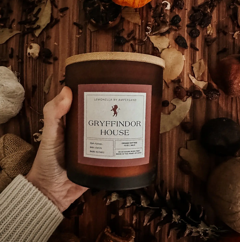 Gryffindor Soy Wax Candle (10oz) - Harry Potter Collection