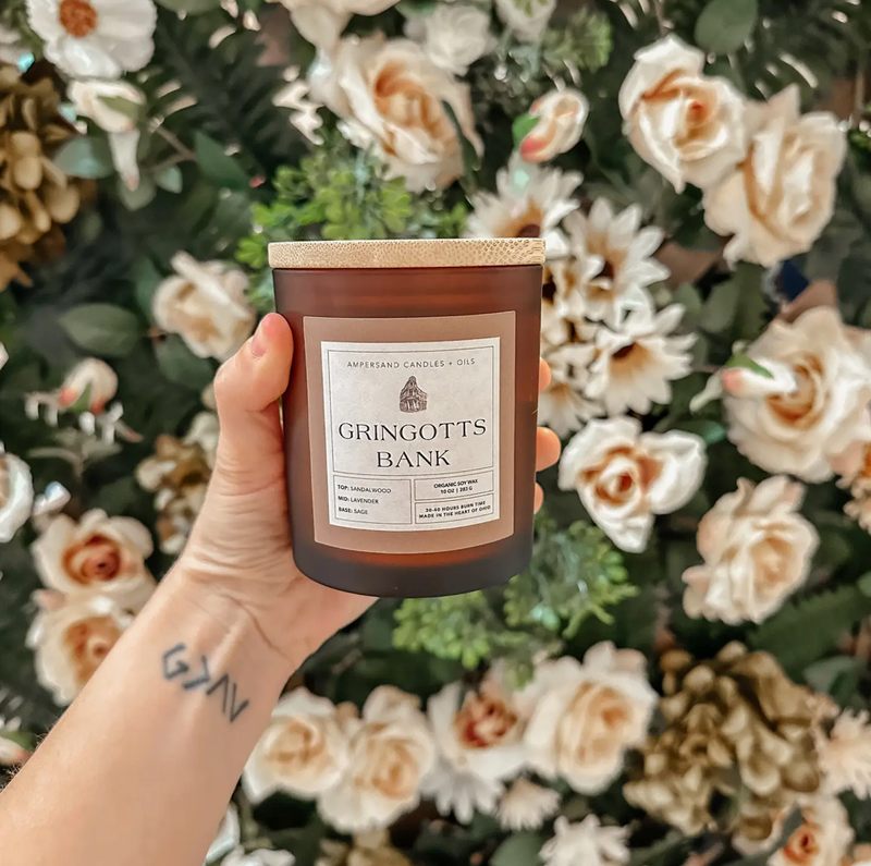 Gringotts Bank Soy Wax Candle (10oz) - Harry Potter Collection