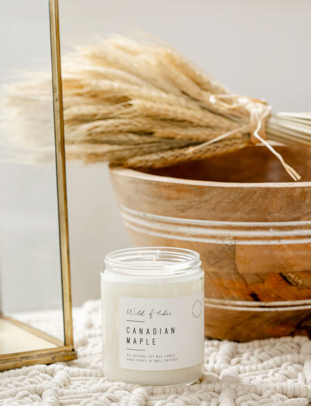 Canadian Maple 8oz Soy Candle