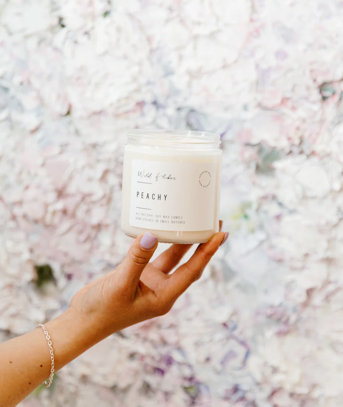 Peachy 8oz Soy Candle