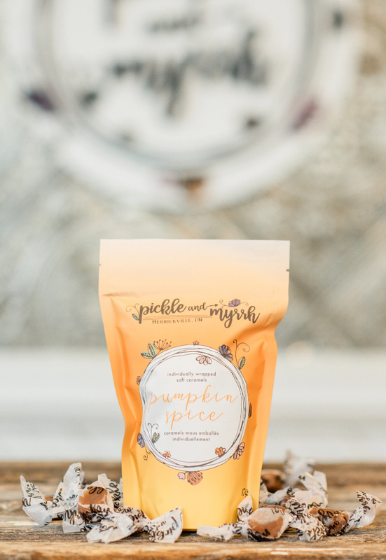 Pumpkin Spice Caramels