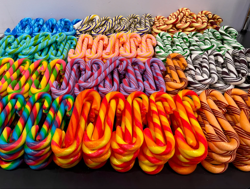 Volio&#39;s Chunky Candy Canes ( Assorted flavours )