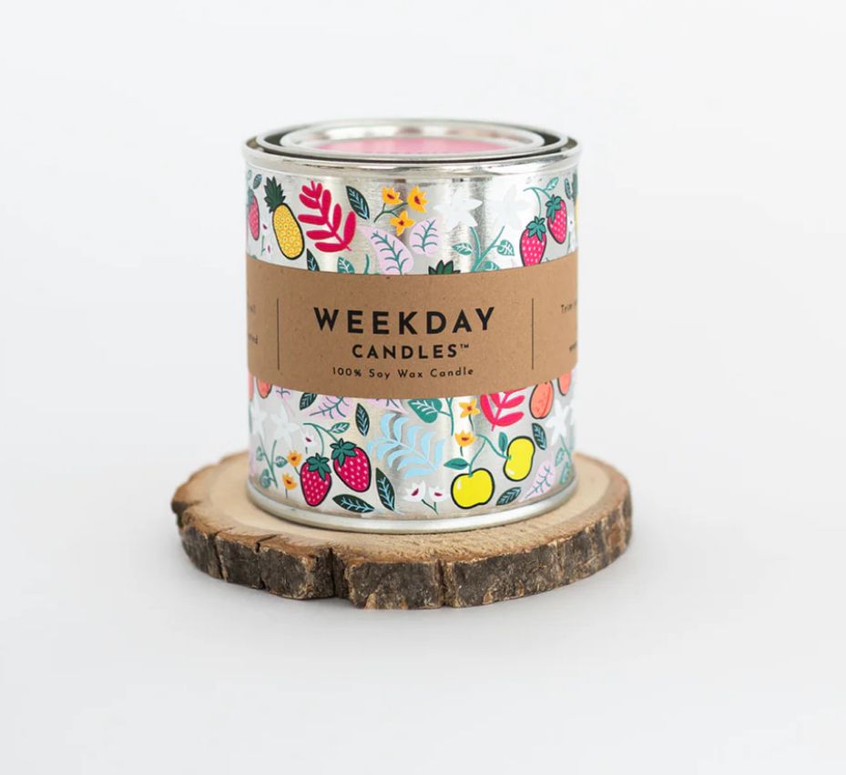 Paradise Paint Tin Candle