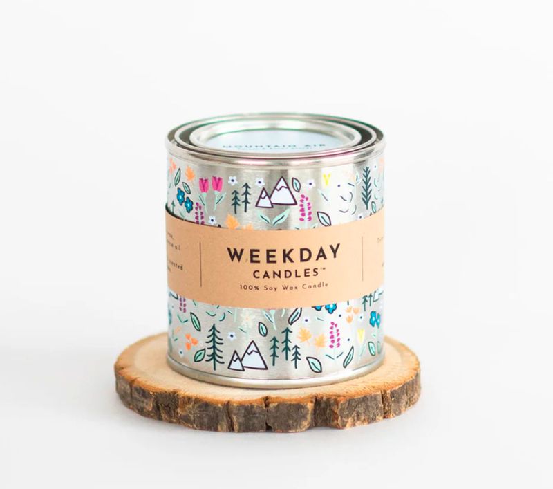 Mountain Air Paint Tin Candle