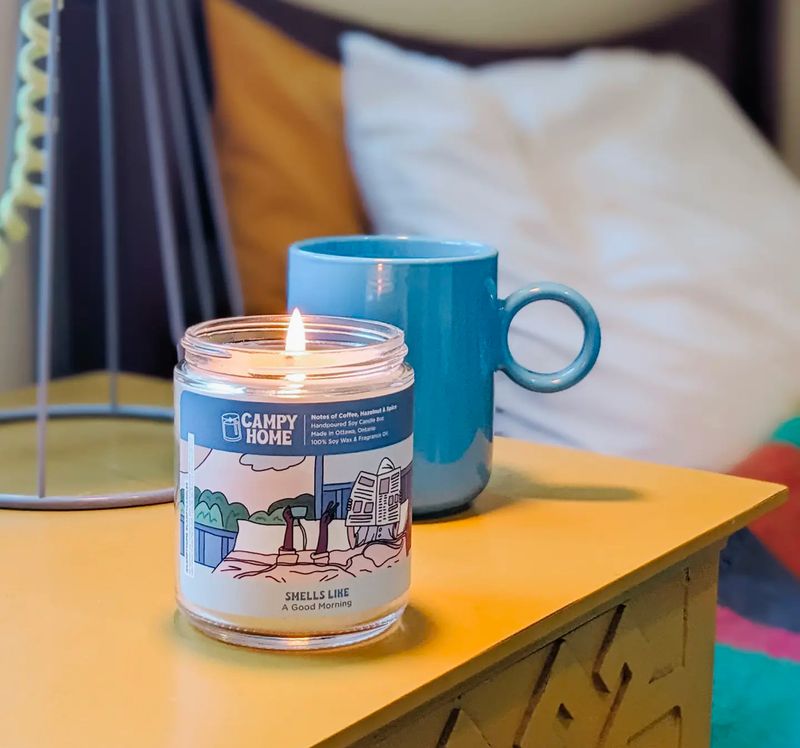 Smells Like A Good Morning 8oz Soy Candle