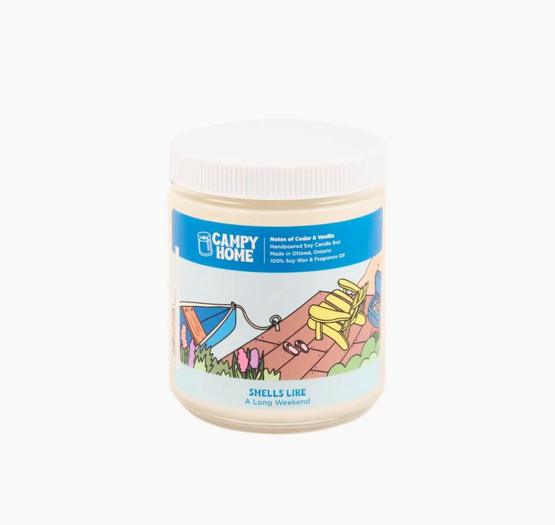 Smells Like A Long Weekend 8oz Soy Candle