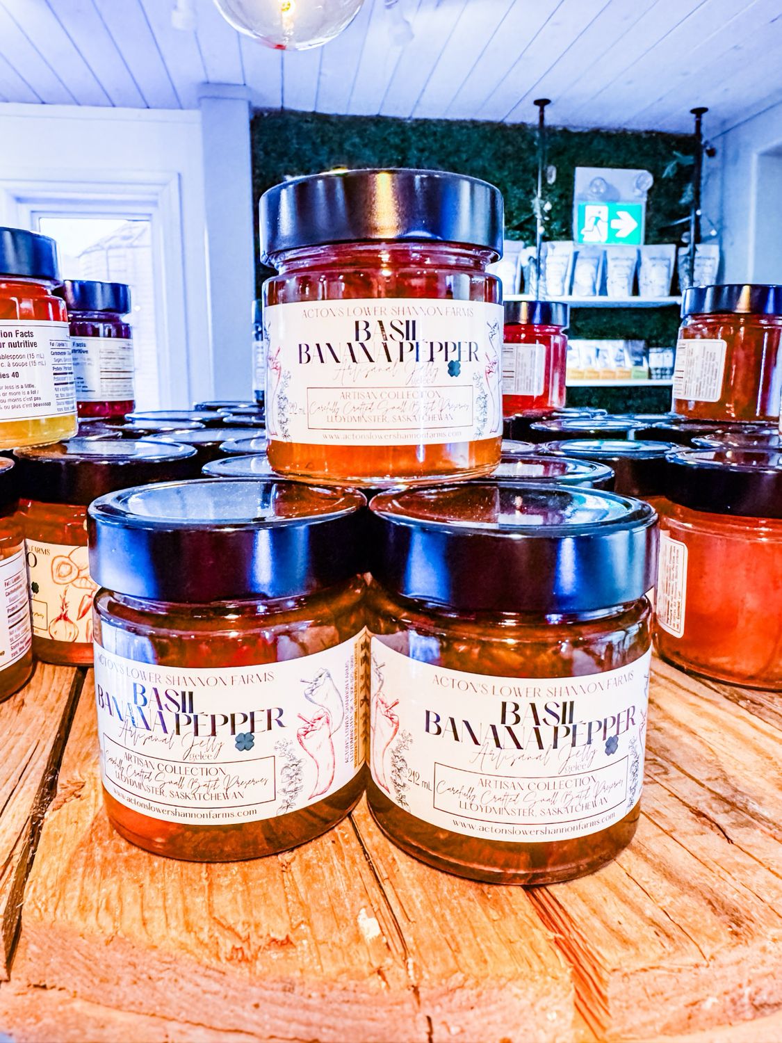 Basil Banana Pepper Jelly