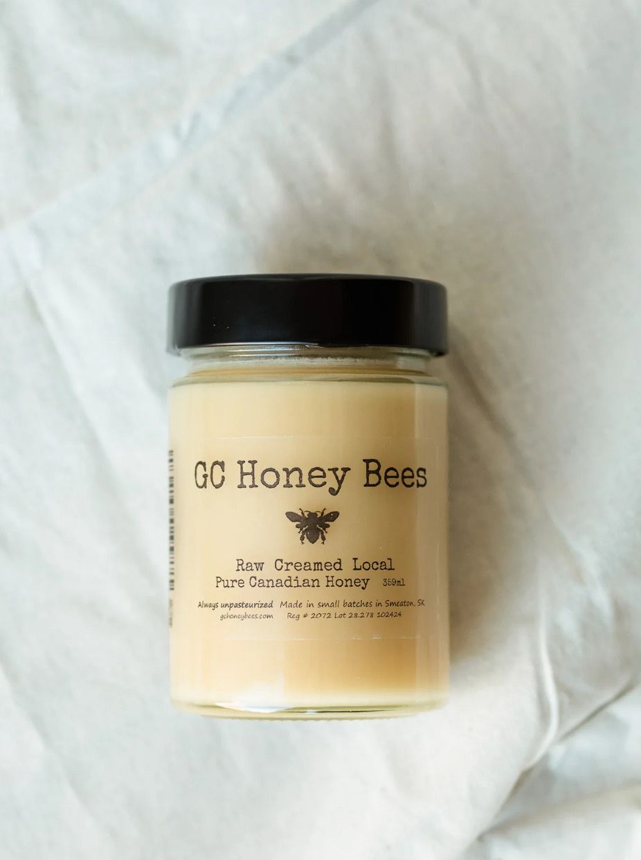 Raw Local Creamed Honey (359ml)