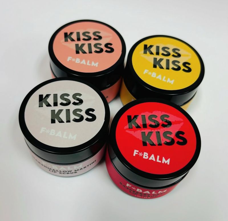 Raspberry Creme Macaron Exfoliating Lip Scrub