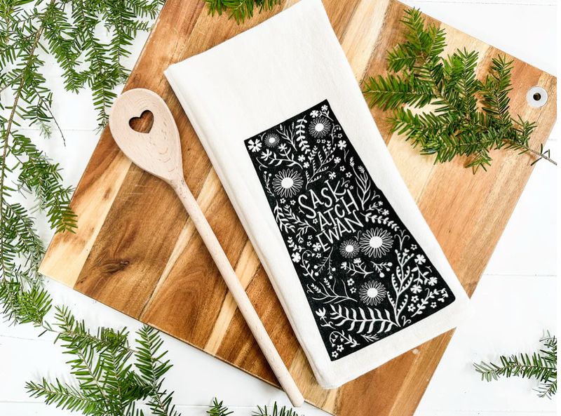 Saskatchewan Organic Cotton Tea Towel