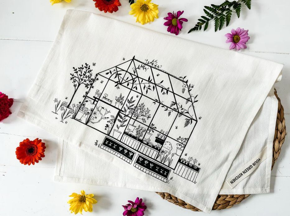 Greenhouse Organic Cotton Tea Towel