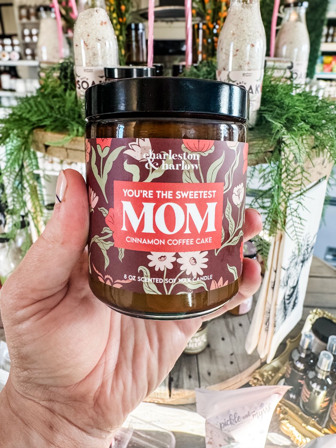 Mothers Day Cinnamon Coffee Cake (8oz soy candle)