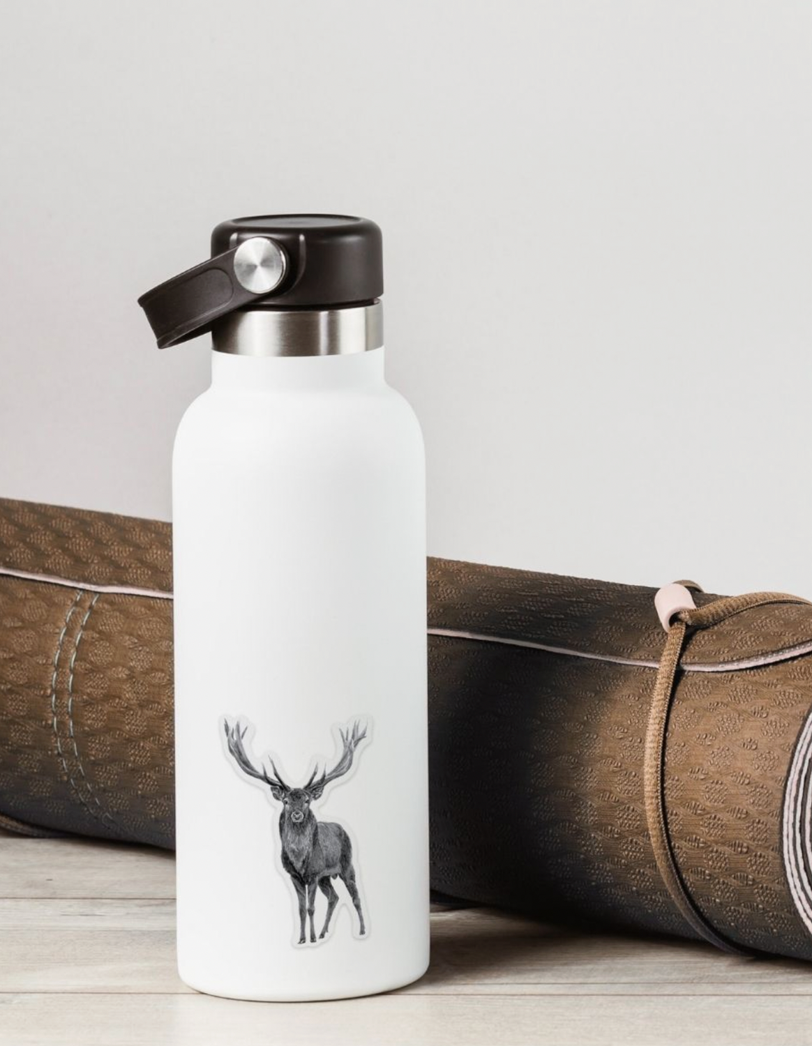 Hand-drawn Elk Sticker (Dishwasher Safe)