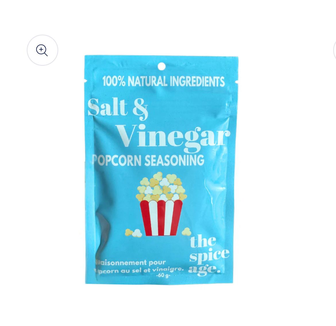Salt &amp; vinegar popcorn seasoning (60g)