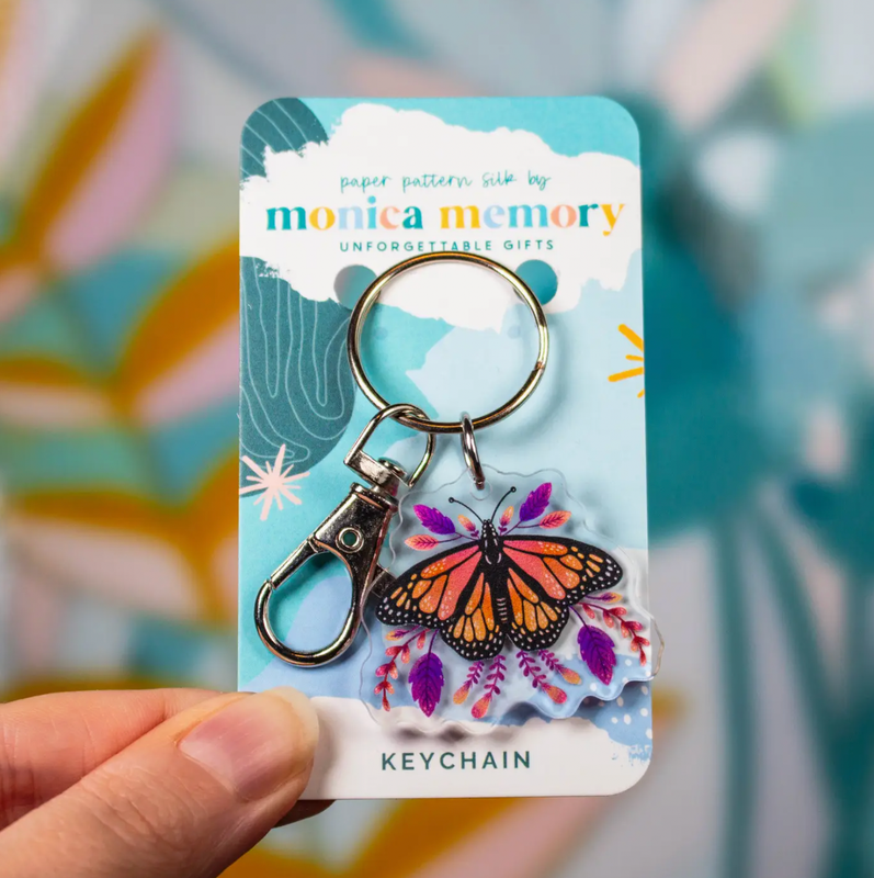 Monarch Butterfly keychain