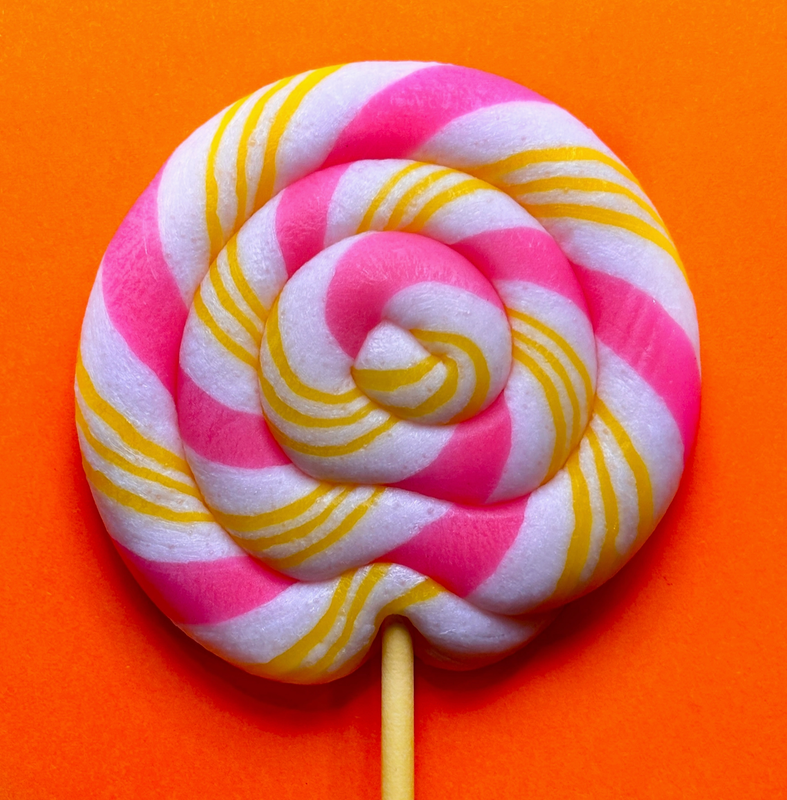 Bubblegum Handmade Whirl Lollipop