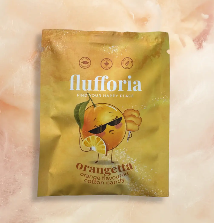 Orangetta | Orange Flavoured Cotton Candy All Natural