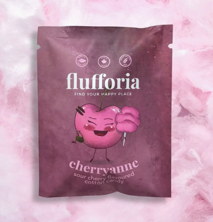 Cherryanne | Organic Sour Cherry Flavoured Cotton Candy