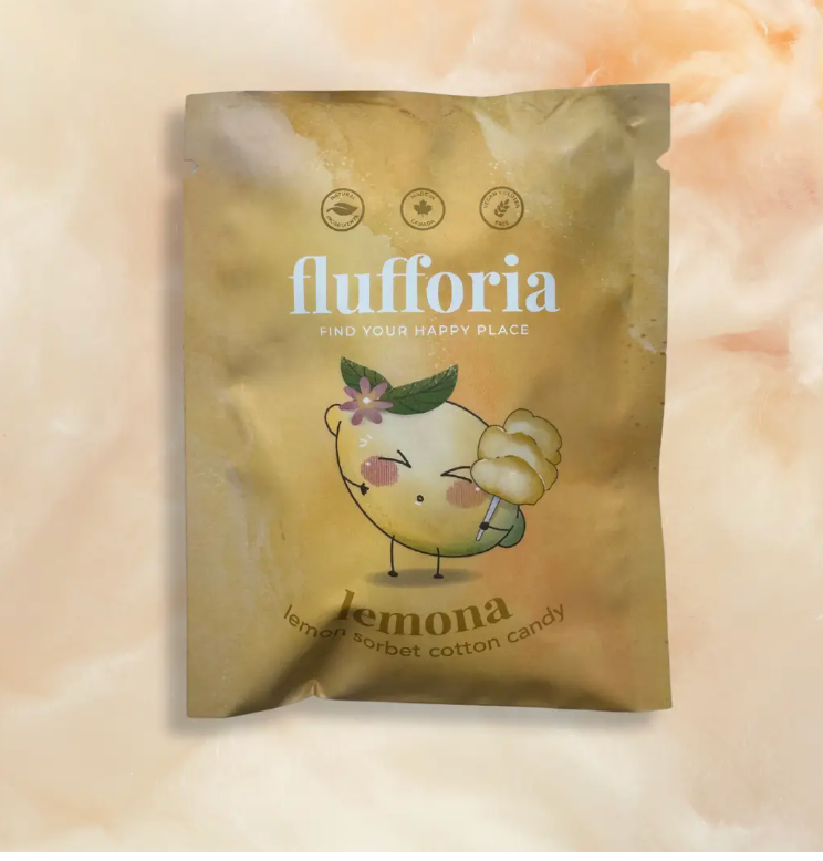 Lemona | Organic Lemon Flavoured Cotton Candy